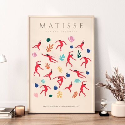 Henri Matisse Art Print - Mid Century Modern No243 (A4 - 21,0 x 29,7 cm | 8,3 x 11,7 po)