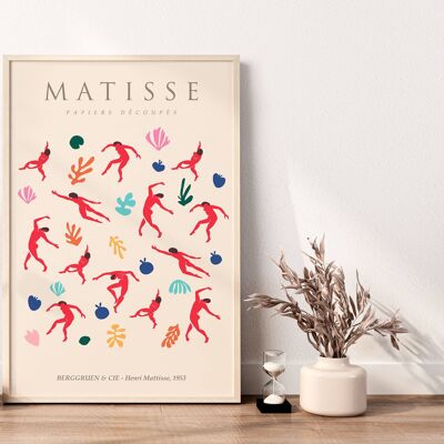 Henri Matisse Art Print - Mid Century Modern No243 (A3 - 29.7 x 42.0 cm| 11.7 x 16.5 in)