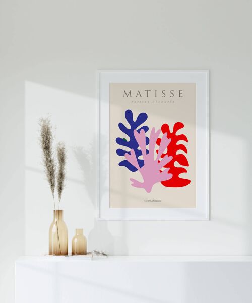 Henri Matisse Art Print - Mid Century Modern No245 (A3 - 29.7 x 42.0 cm| 11.7 x 16.5 in)