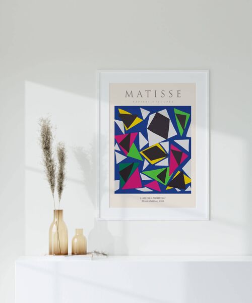 Henri Matisse Art Print - Mid Century Modern No247 (A2 - 42 x 59.4 cm | 16.5 x 23.4 in)
