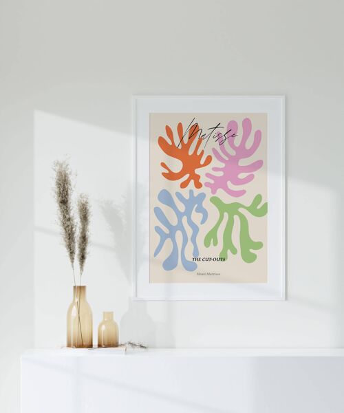 Henri Matisse Art Print - Mid Century Modern No251 (A4 - 21.0 x 29.7 cm | 8.3 x 11.7 in)