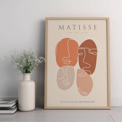 Henri Matisse Art Print - Mid Century Modern No252 (A2 - 42 x 59.4 cm | 16.5 x 23.4 in)