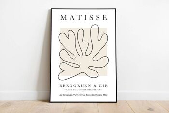 Henri Matisse Simple Lines - Minimalist Wall Art Print No20 (A4 - 21,0 x 29,7 cm | 8,3 x 11,7 po) 2