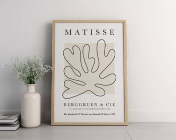 Henri Matisse Simple Lines - Minimalist Wall Art Print No20 (A4 - 21,0 x 29,7 cm | 8,3 x 11,7 po) 4