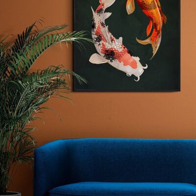 Japanese KOI FISH Exhibition Print No59 (A4 - 21.0 x 29.7 cm | 8.3 x 11.7 in)