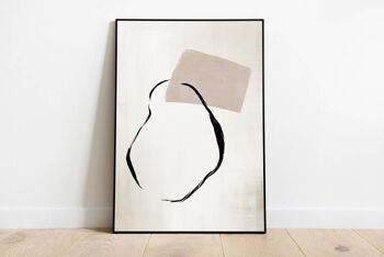 Less Is More - Impression d'art mural minimaliste No7 (A4 - 21,0 x 29,7 cm | 8,3 x 11,7 po) 3