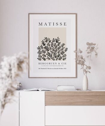 Matisse Grey Cuts - Impression d'art mural minimaliste No19 (A3 - 29,7 x 42,0 cm | 11,7 x 16,5 po) 2