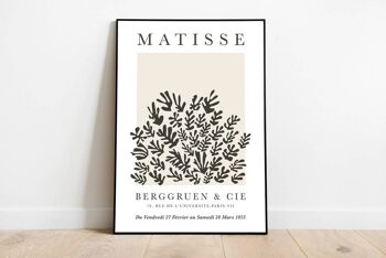 Matisse Grey Cuts - Impression d'art mural minimaliste No19 (A3 - 29,7 x 42,0 cm | 11,7 x 16,5 po) 3