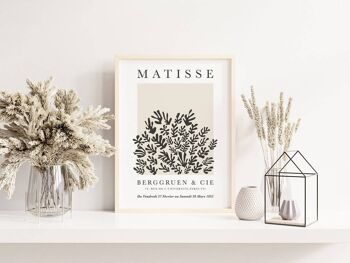 Matisse Grey Cuts - Impression d'art mural minimaliste No19 (A3 - 29,7 x 42,0 cm | 11,7 x 16,5 po) 4