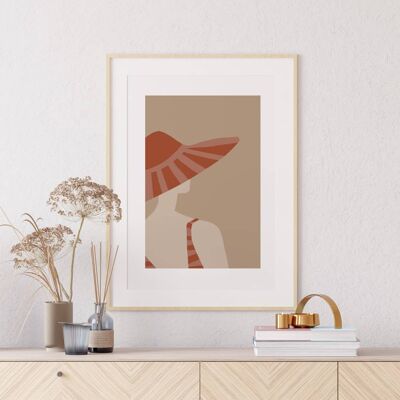 Mid Century Modern Art - Vintage Minimalist Poster No92 (A4 - 21.0 x 29.7 cm | 8.3 x 11.7 in)