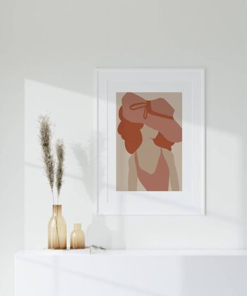 Impression moderne du milieu du siècle - Impression d'art mural minimaliste No84 (A2 - 42 x 59,4 cm | 16,5 x 23,4 po) 1