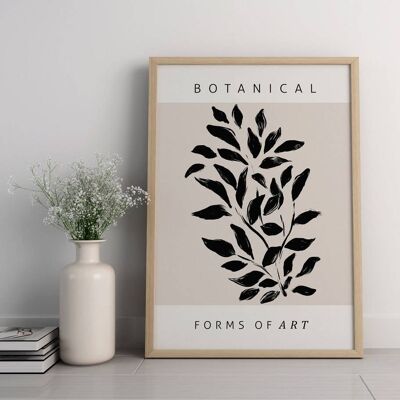 Modern Botanical - Minimalist Wall Art Print No2 (A4 - 21,0 x 29,7 cm | 8,3 x 11,7 in)