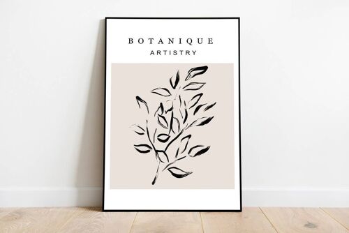 Modern Botanical - Minimalist Wall Art Print No9 (A4 - 21.0 x 29.7 cm | 8.3 x 11.7 in)