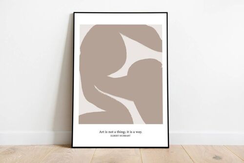 Simplicity - Minimalist Wall Art Print No15 (A2 - 42 x 59.4 cm | 16.5 x 23.4 in)