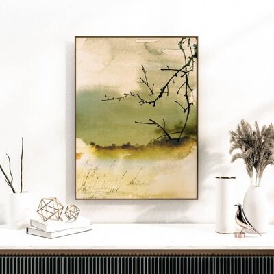 Vintage Japanese Gallery Wall Art Piece No101 (A4 - 21.0 x 29.7 cm | 8.3 x 11.7 in)