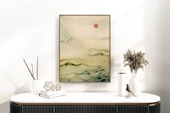 Pièce d'art murale de galerie japonaise vintage No103 (A2 - 42 x 59,4 cm | 16,5 x 23,4 po) 3