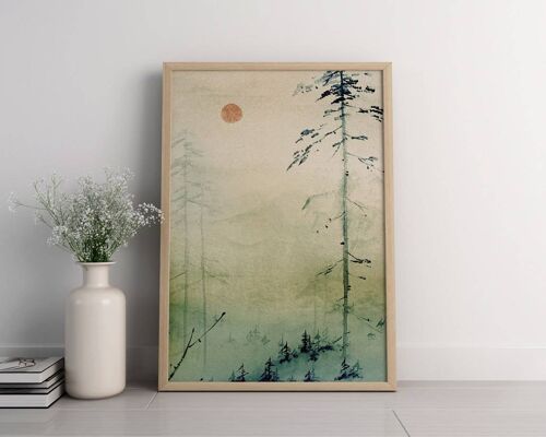Vintage Japanese Wall Art Print No96 (A4 - 21.0 x 29.7 cm | 8.3 x 11.7 in)