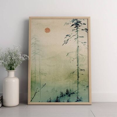 Vintage Japanese Wall Art Print No96 (A4 - 21.0 x 29.7 cm | 8.3 x 11.7 in)