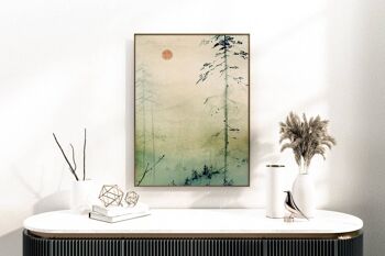 Impression d'art mural japonais vintage No96 (A4 - 21,0 x 29,7 cm | 8,3 x 11,7 po) 2