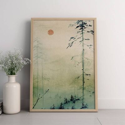 Vintage Japanese Wall Art Print No96 (A2 - 42 x 59,4 cm | 16,5 x 23,4 Zoll)