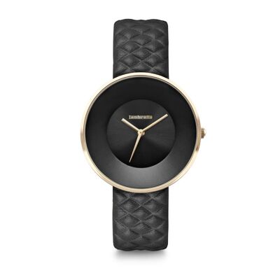 Cielo 34 Quilted Gold Black