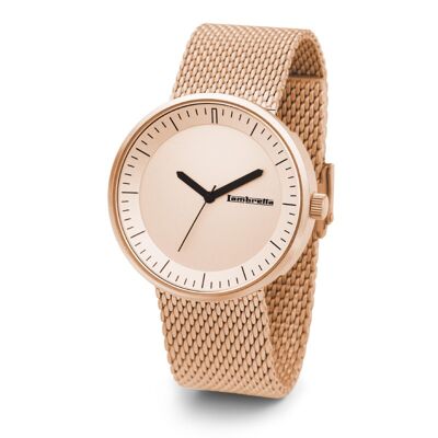 Franco 44 Mesh Rose Gold