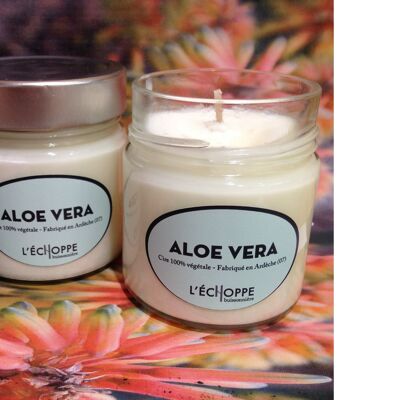 SCENTED CANDLE WAX 100% VEGETABLE SOY 180 G ALOE VERA -