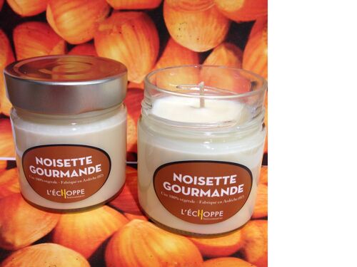 BOUGIE SOJA 180 G NOISETTE GOURMANDE