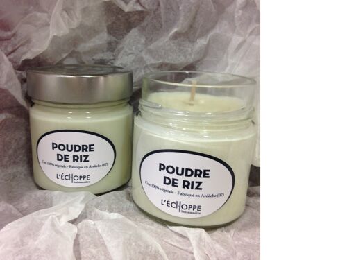 BOUGIE SOJA 180 G POUDRE DE RIZ