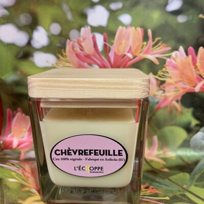 HONEYSUCKLE SCENTED CANDLE 8X8 190 G 100% VEGETABLE SOYA WAX