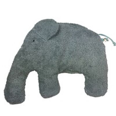 Coussin chauffant bio/éco, éléphant, gris, ELKG-460