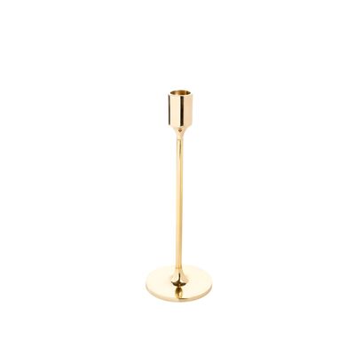 Polished Brass Candle Holder - M