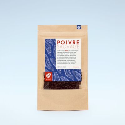 POIVRE SAUVAGE DU KIVU NOIR - 50gr