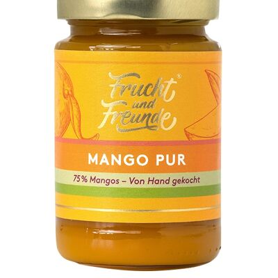 Pura fruta para untar de mango