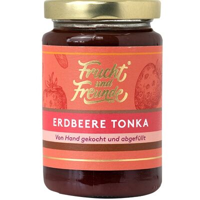 Crema de frutas de haba tonka de fresa