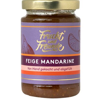 Fig mandarin fruit spread