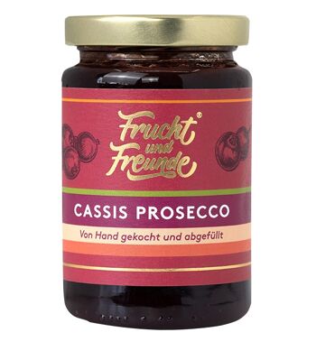 Tartinade de fruits Cassis Prosecco 1