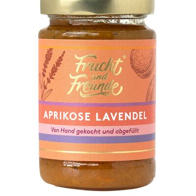 Crema de frutas de albaricoque y lavanda