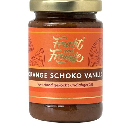 Orange chocolate vanilla fruit spread