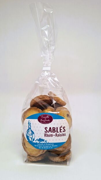 Sablés Rhum Raisin