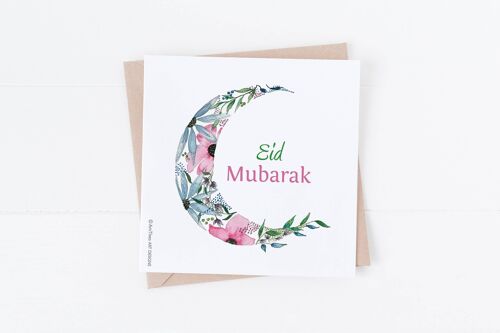Eid Mubarak card, Happy Eid card , SKU008