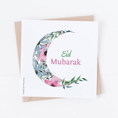 Eid Mubarak card, Happy Eid card , SKU008