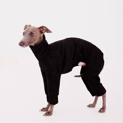 SUDADERA NEGRA 4 PATAS- GALGO S-XL