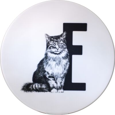 Tableau à lettres E avec Kat