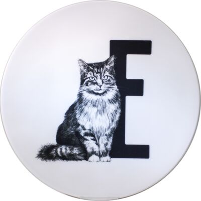 Tableau à lettres E avec Kat
