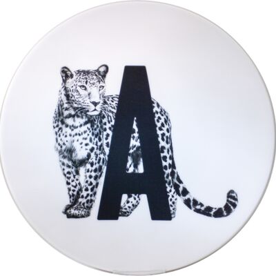 Tableau à lettres A avec Tiger