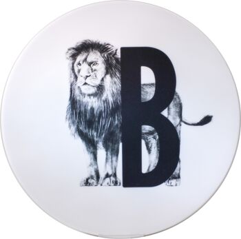 Tableau à lettres B avec Lion 1