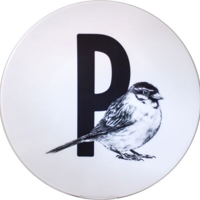 Tablero de letras P con Mus