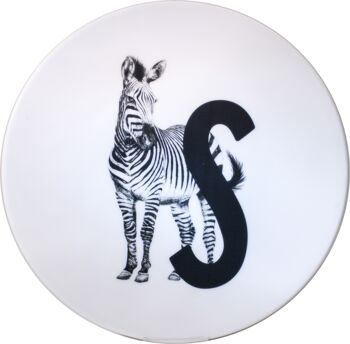 Tableau à lettres S avec Zebra 1