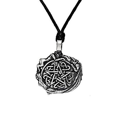 Familiais Moon Pewter Wiccan Amulet Necklace PWP740